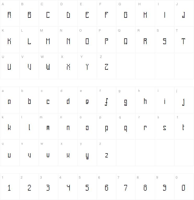 Pixelanky CE DEMO字体
