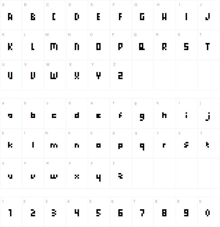 Pixelated Princess字体