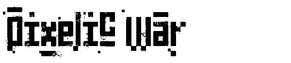 Pixelic War字体
