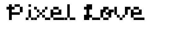 Pixel Love字体