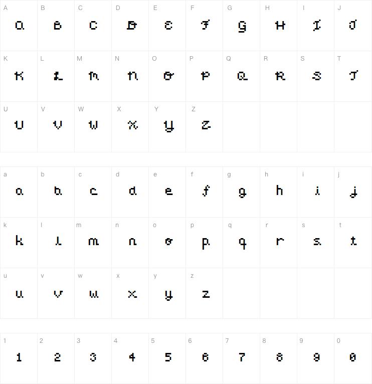 Pixel Love字体