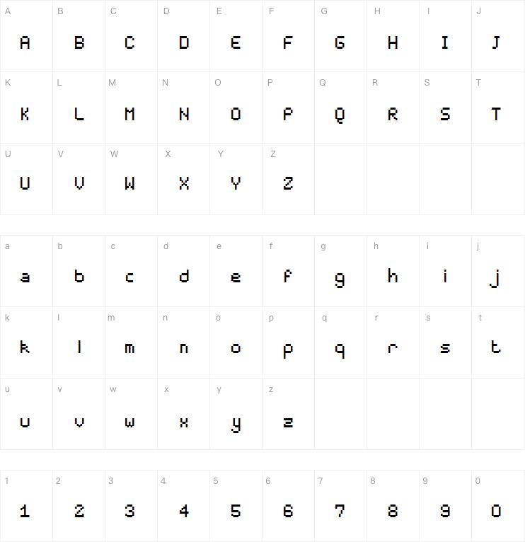 PixelMaster字体