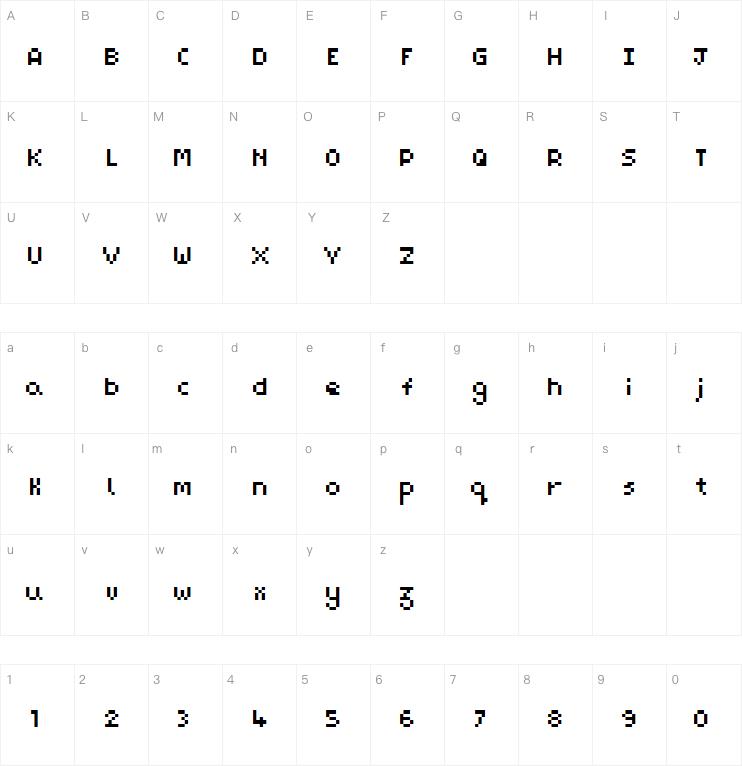 Pixel Maz字体