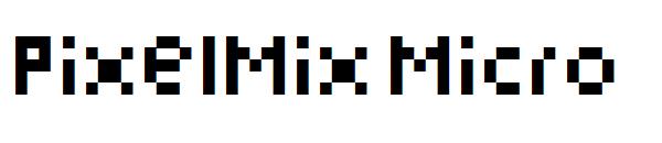 PixelMix Micro字体