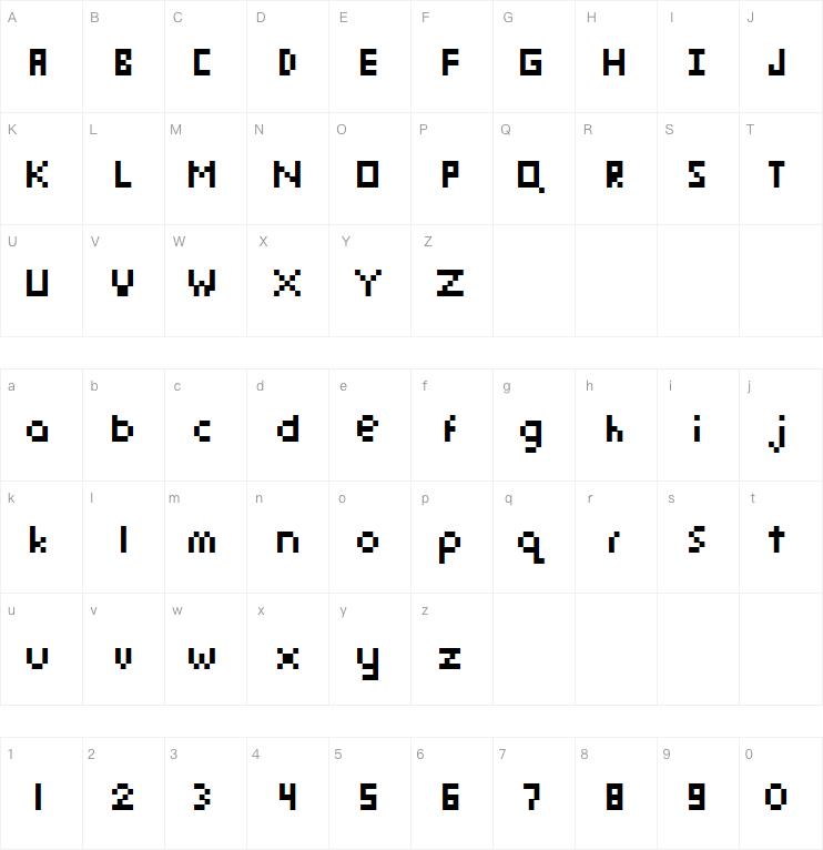 PixelMix Micro字体