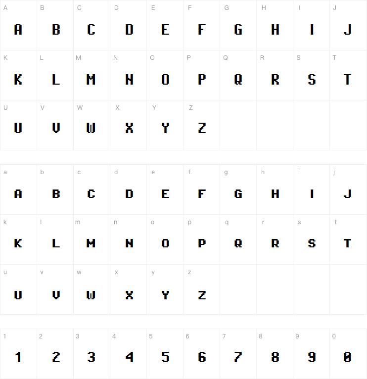 Pixel Operator字体
