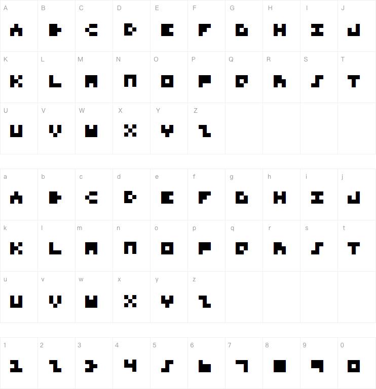 Pixel rocks字体