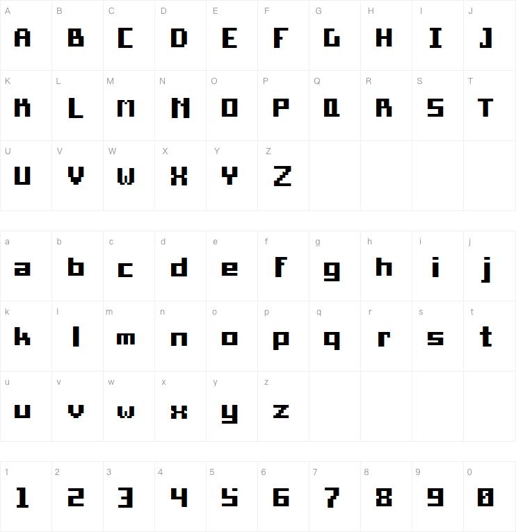 Pixel Square字体