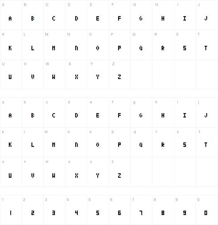 Pixel Text字体