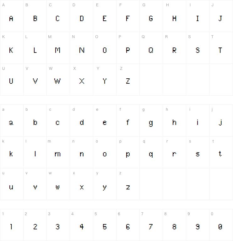 Pixel UniCode字体