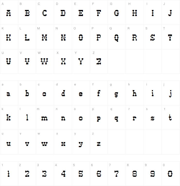 Pixel Western字体