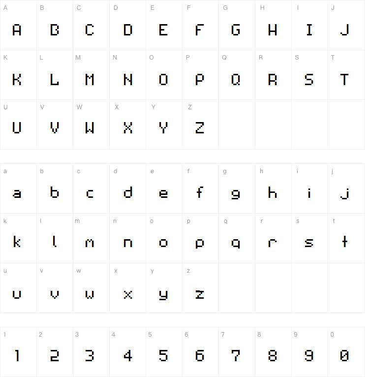 Pixilator字体