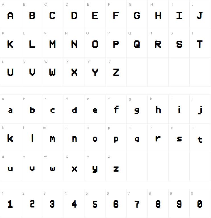 Pixle Font字体