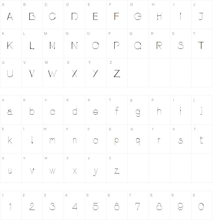 Pluvia字体