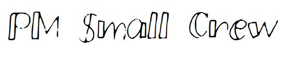 PM Small Crew字体