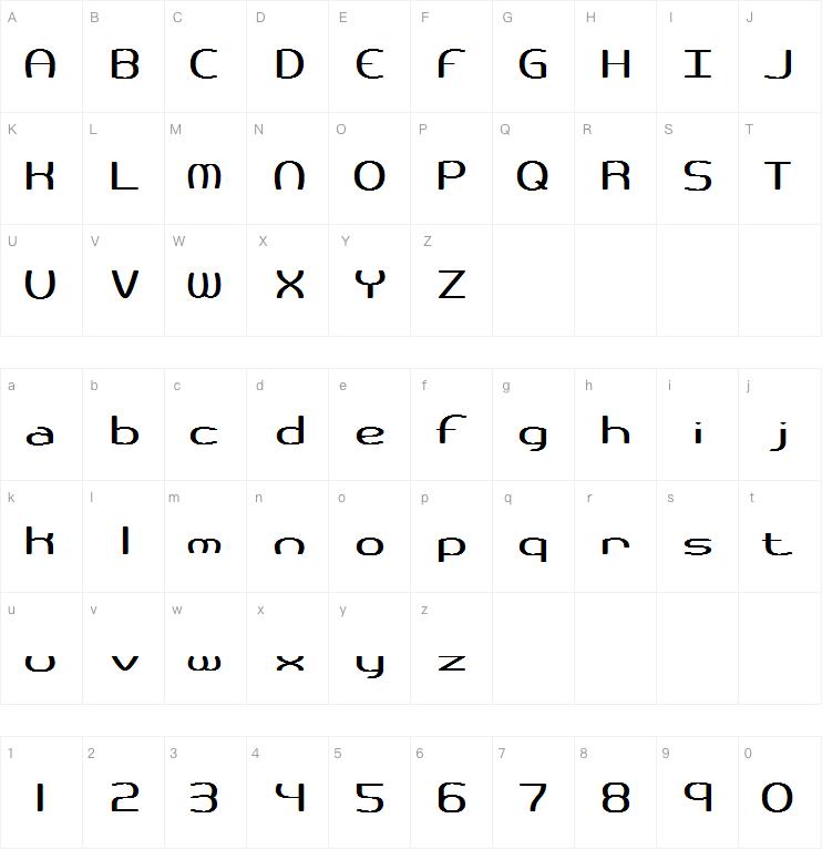 Pneumatics BRK字体