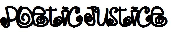 Poetic Justice字体