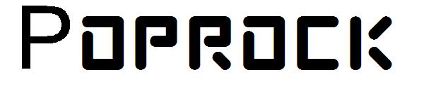 Poprock字体