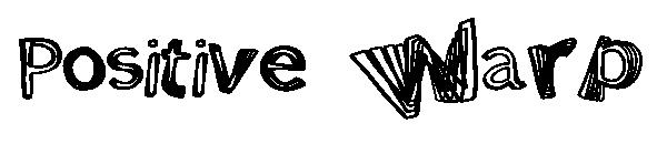 Positive Warp字体