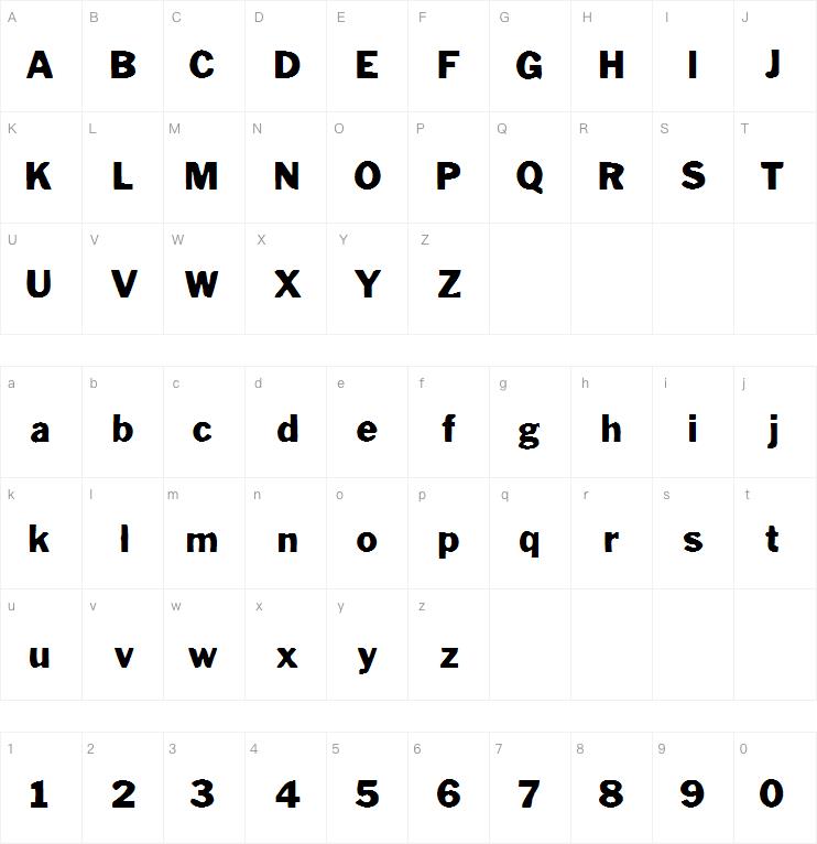 Poterski HND CE字体