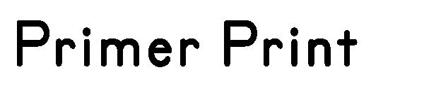 Primer Print字体