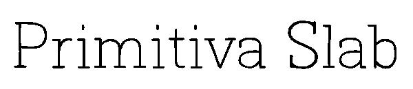 Primitiva Slab字体