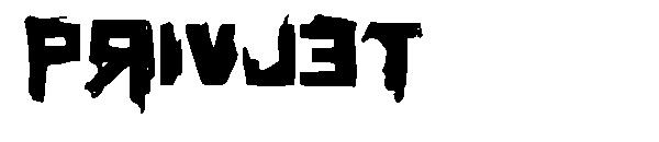 Privjet字体