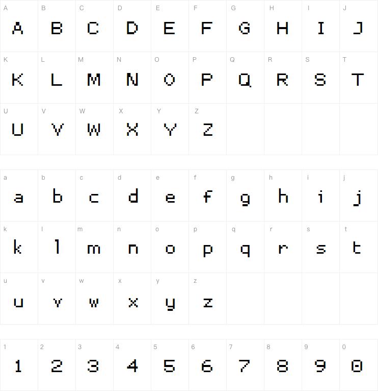 Proggy Small字体