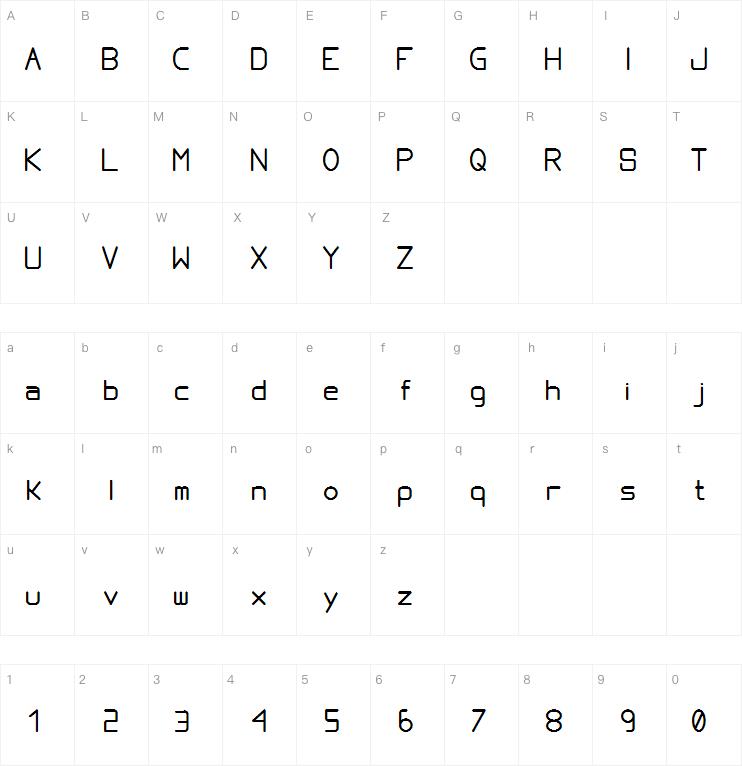 Proportional TFB字体