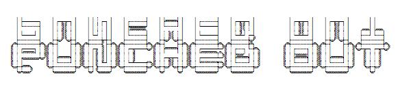 Punched Out字体