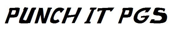 Punch It PGS字体