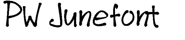 PW Junefont字体
