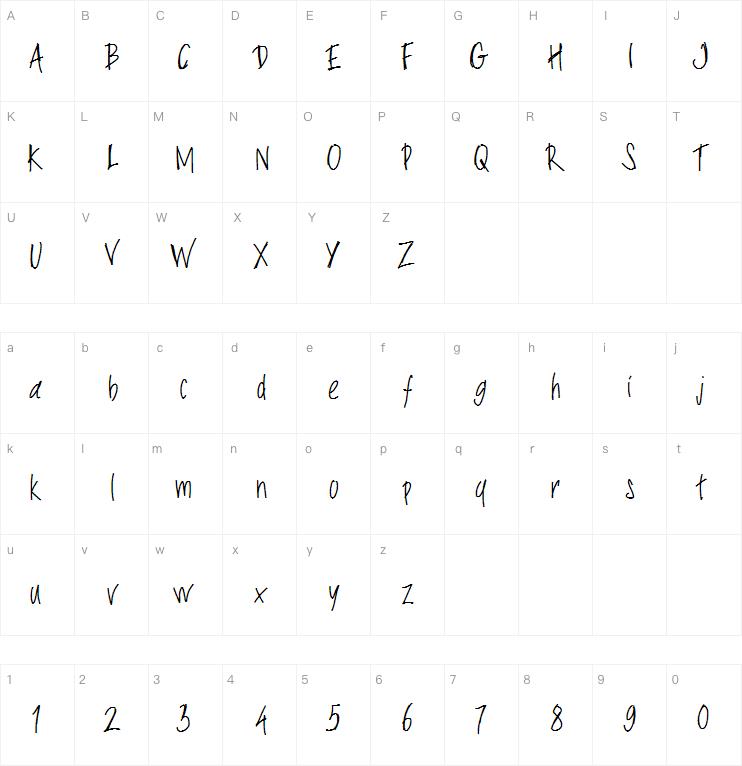 PW Slimy fonts字体