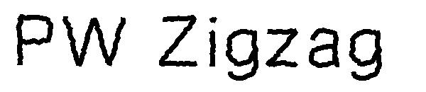 PW Zigzag字体