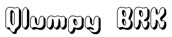 Qlumpy BRK字体