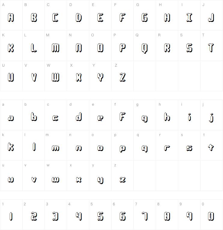 Qlumpy BRK字体