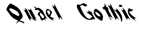 Quael Gothic字体