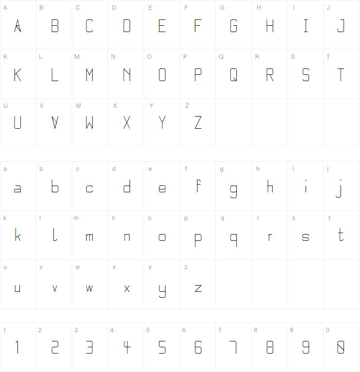 Quarter Sans字体