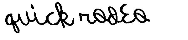 Quick Rodeo字体