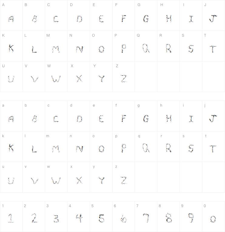 Quivering Noodle字体