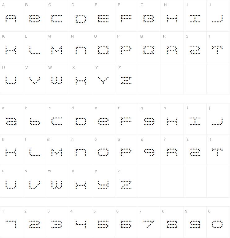 QZ Teletype字体