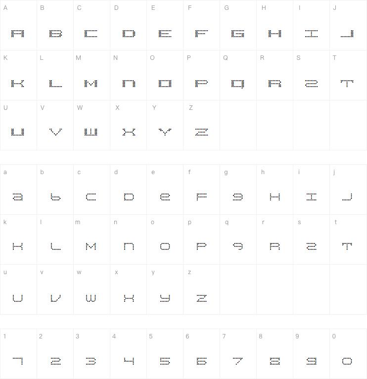 QZ Teletype II字体