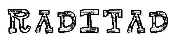 Raditad字体