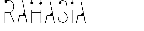 Rahasia字体