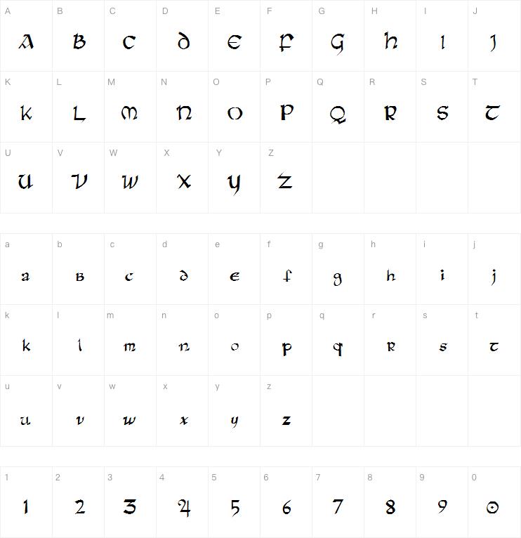 Rane Insular字体