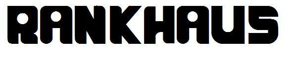 Rankhaus字体