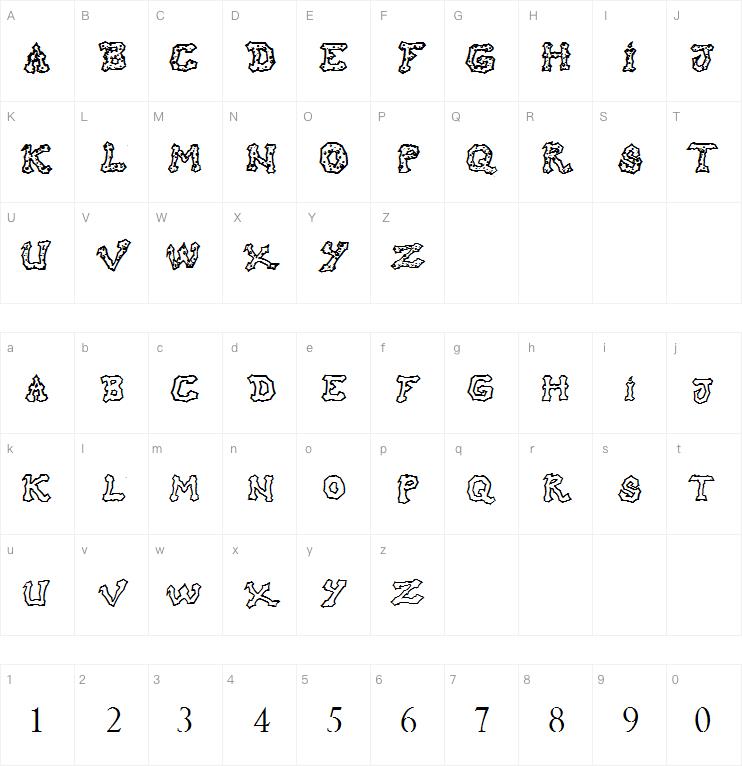 Raslani hO oH!字体