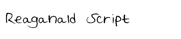 Reaganald Script字体