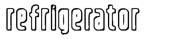Refrigerator字体