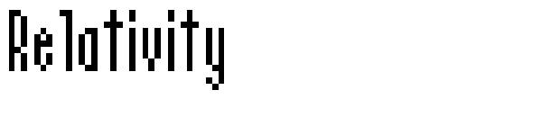 Relativity字体